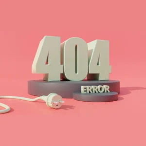 Erreur 404 : page introuvable